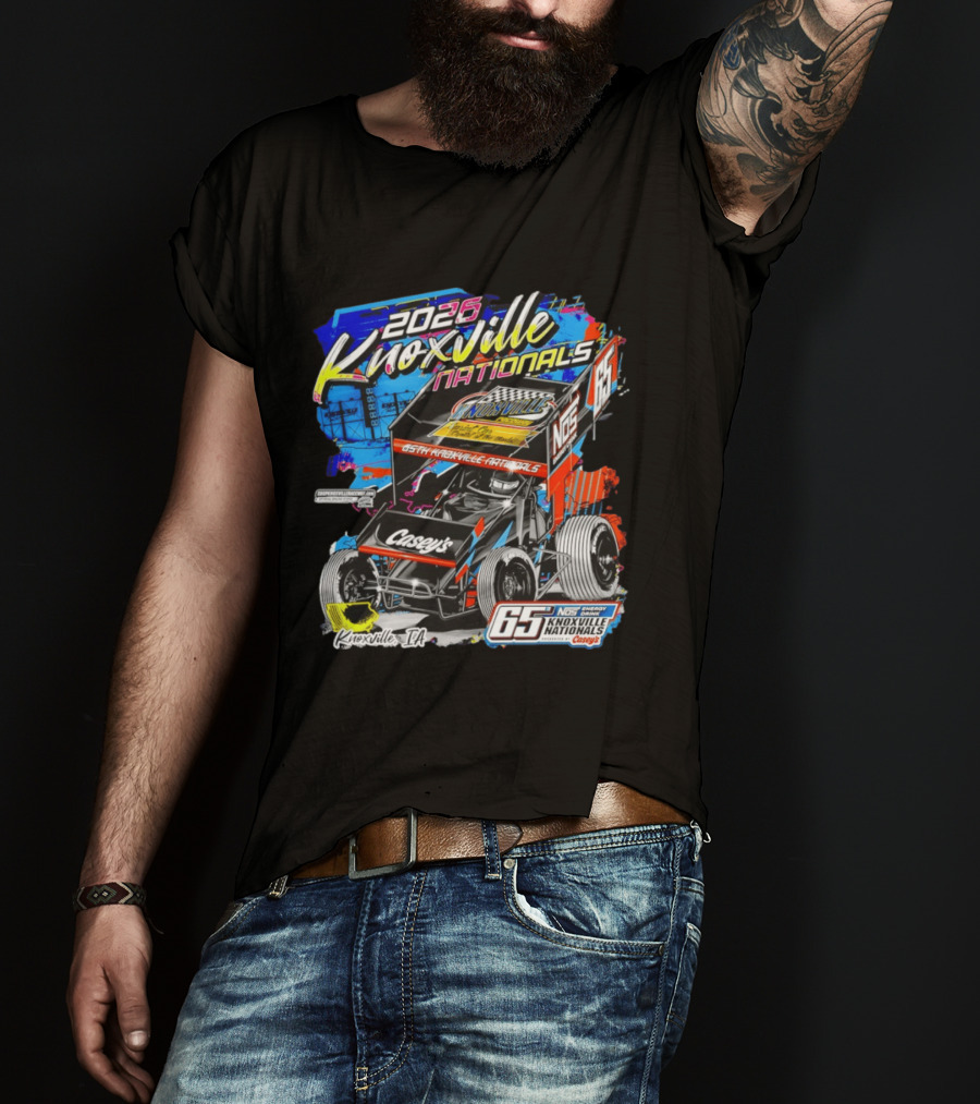 2026 Knoxville Nationals 65th NOS Energy Casey's Knoxville IA Racing Event T-Shirt