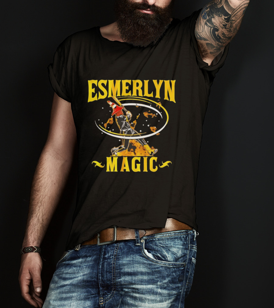 Esmerlyn Magic Baseball Players Association Swinging Batter T-Shirt
