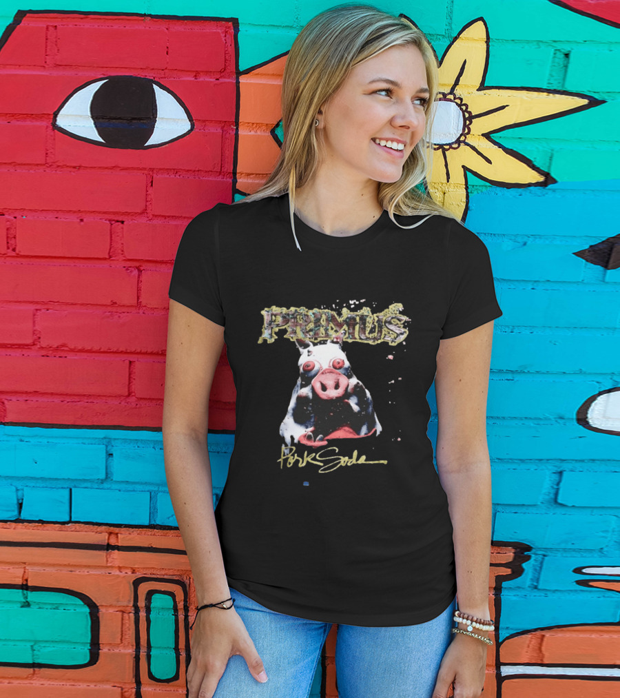 Primus Pork Soda Album Cover Pig Model T-Shirt