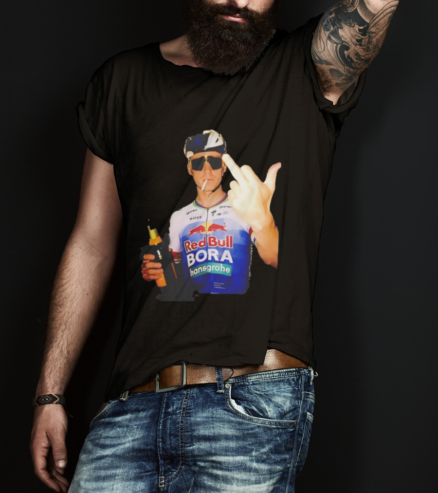 Remco Evenepoel Red Bull BORA Hansgrohe Smoking Gesture T-Shirt