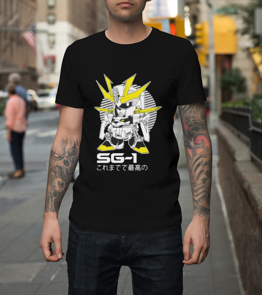 SG 1 Gundam Chibi Mecha Anime T-Shirt