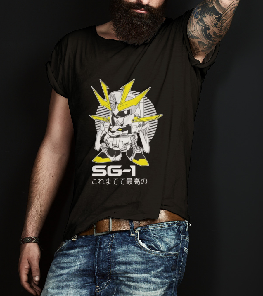 SG 1 Gundam Chibi Mecha Anime T-Shirt