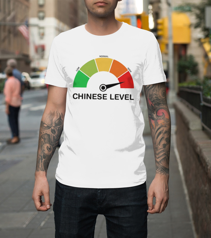 Chinese Level Meter Low Normal High Gauge T-Shirt