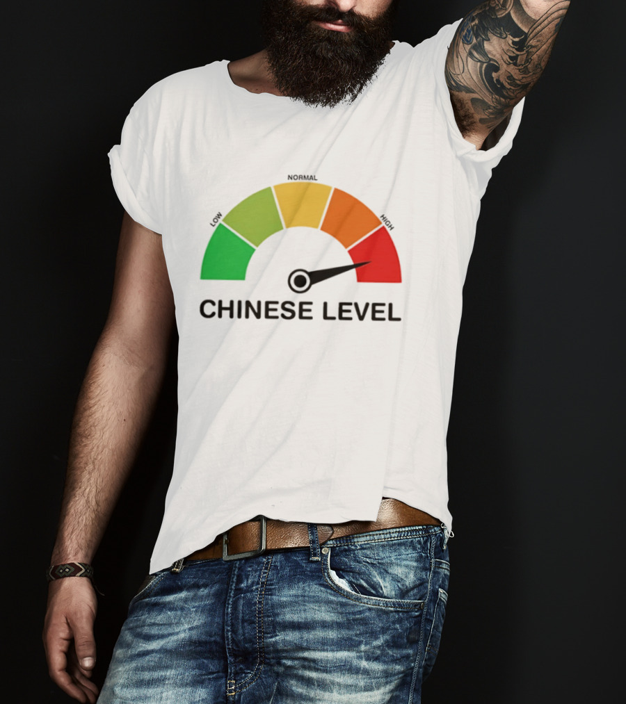 Chinese Level Meter Low Normal High Gauge T-Shirt