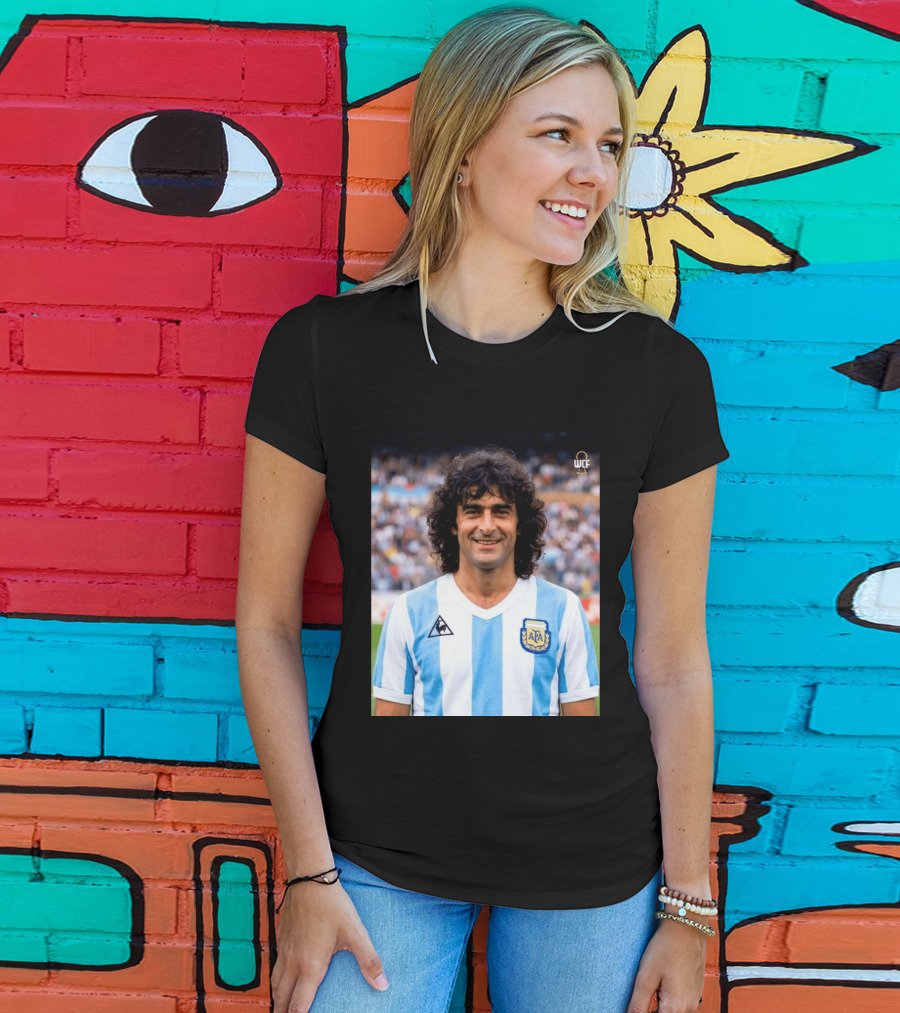 Happy Birthday Mario Kempes Argentina Football Legend AFA T-Shirt