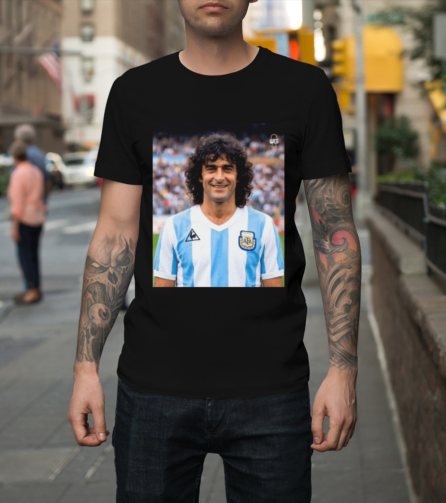 Happy Birthday Mario Kempes Argentina Football Legend AFA T-Shirt