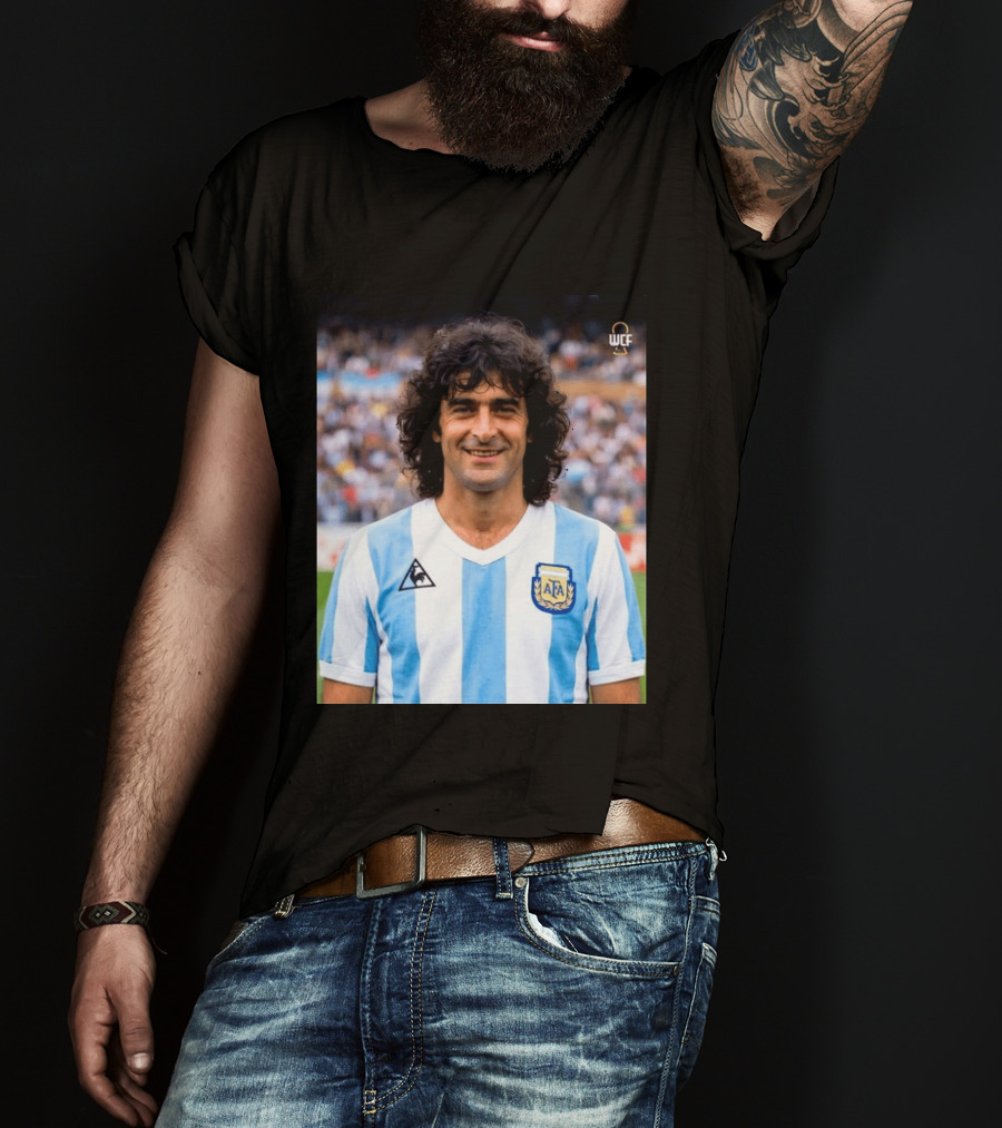 Happy Birthday Mario Kempes Argentina Football Legend AFA T-Shirt