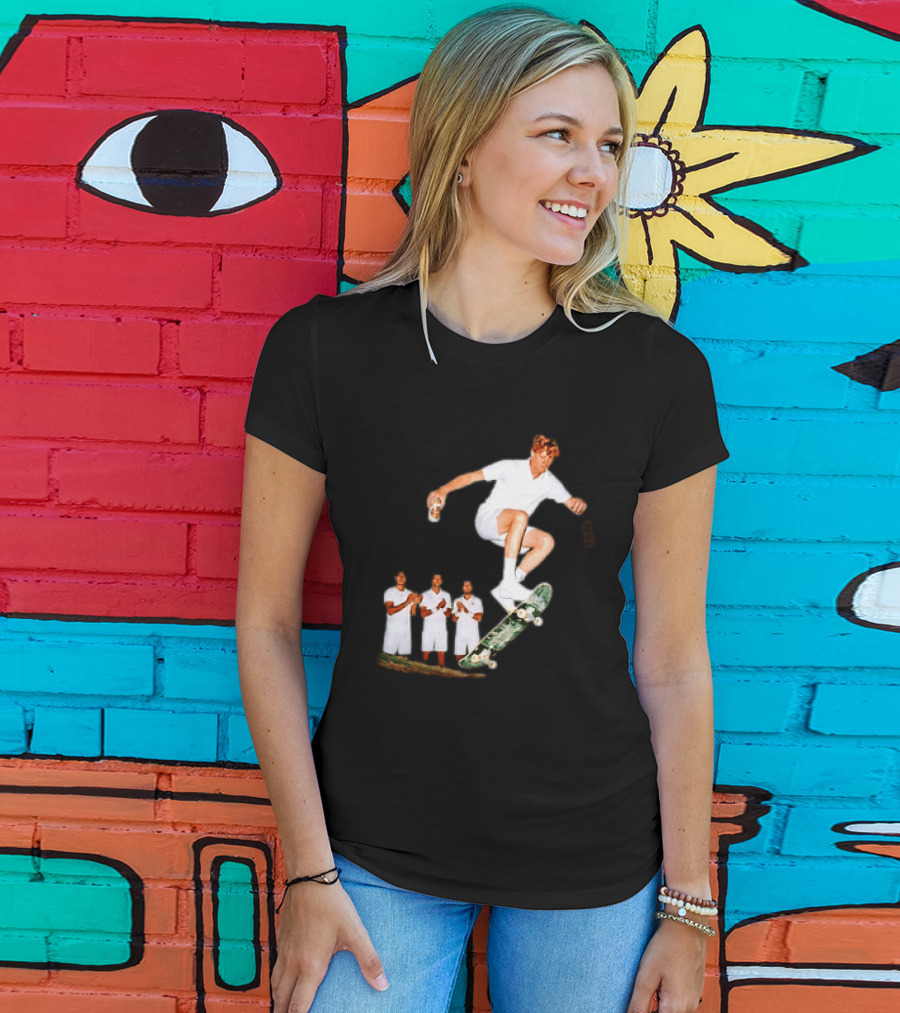 Jannik Sinner Skateboarding Wimbledon Men's Singles Italy 2026 Tennis Champion Jump T-Shirt