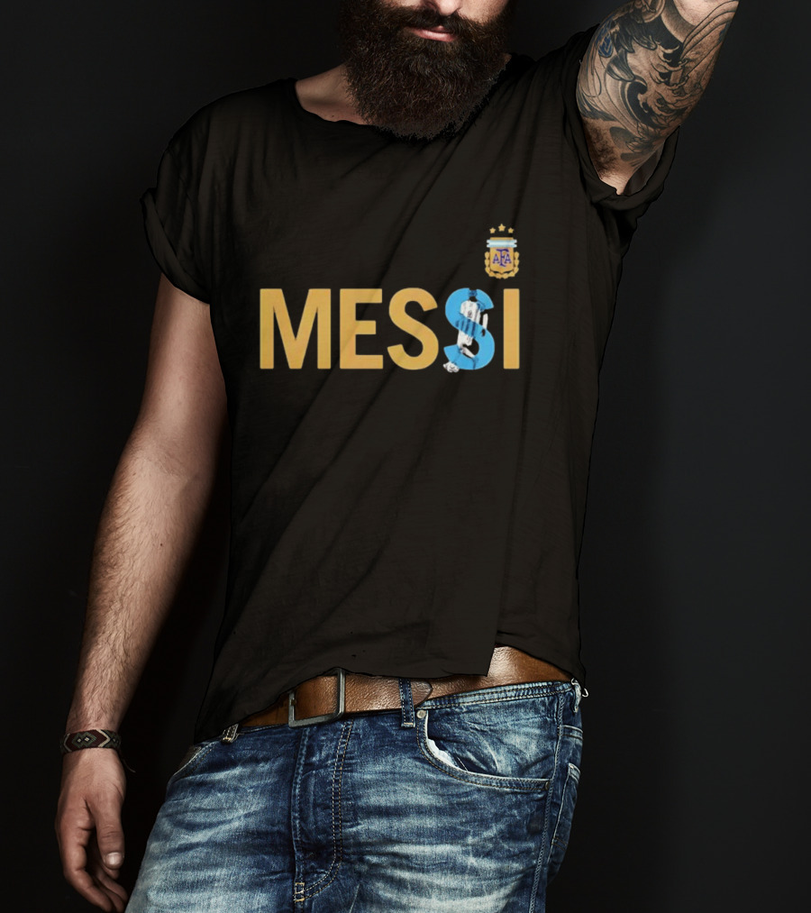 Lionel Messi AFA Argentina Football Team T-Shirt
