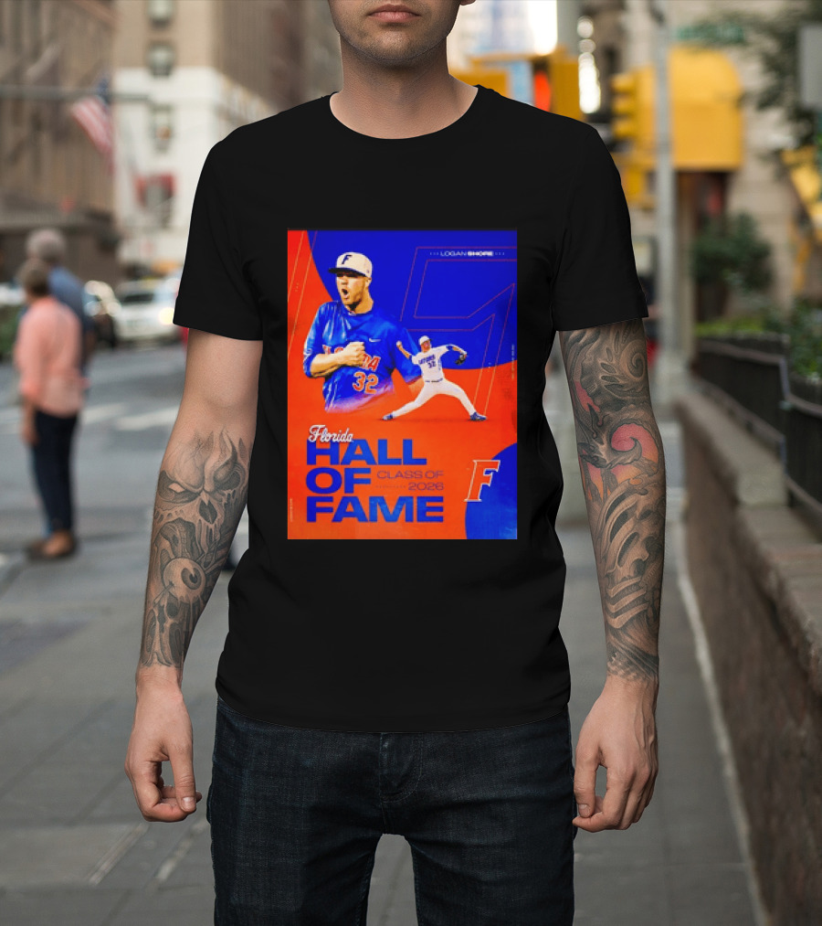 Logan Shore Florida Gators Hall Of Fame Class Of 2026 T-Shirt