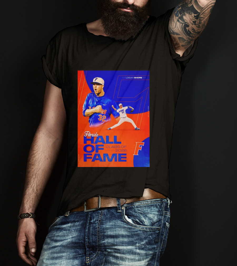 Logan Shore Florida Gators Hall Of Fame Class Of 2026 T-Shirt