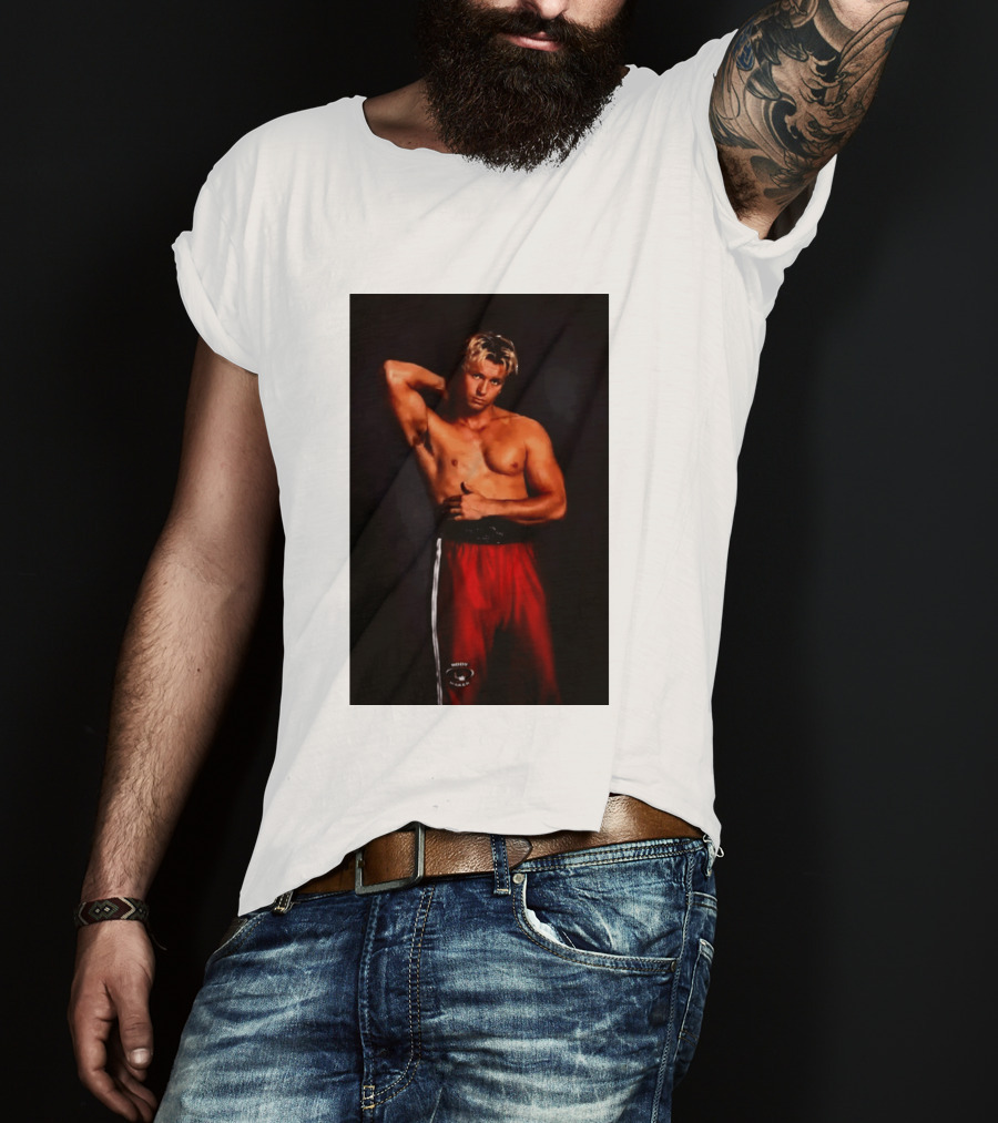 Stephen Kalyn Off Campus Body Maker Boxer Pose T-Shirt