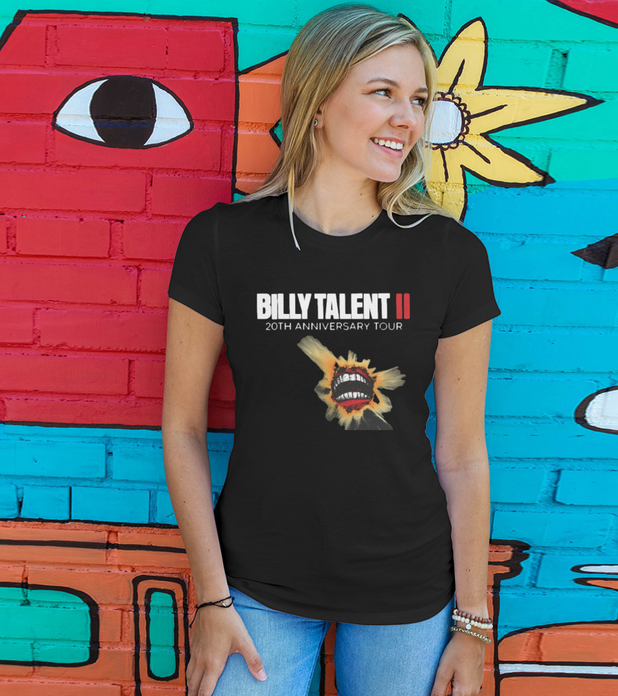 Billy Talent II 20th Anniversary Explosive Artwork Tour 2026 T-Shirt