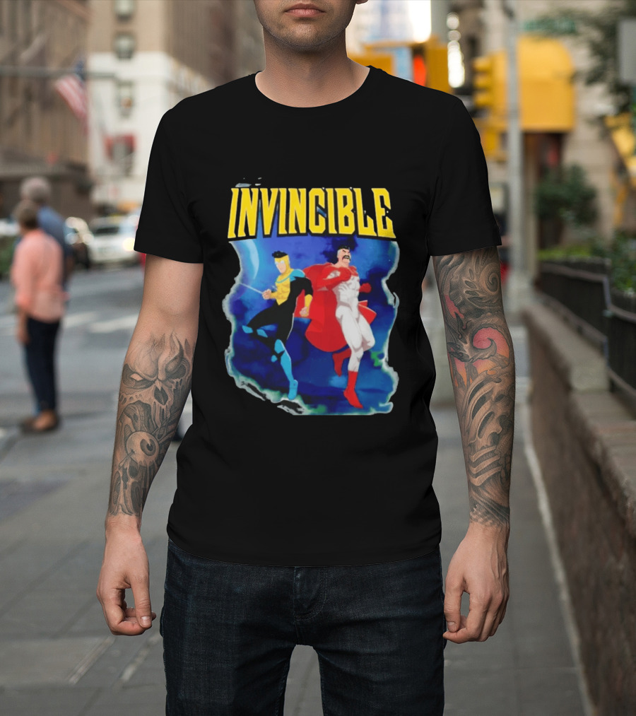 Invincible Comic Superhero Duo Team Up T-Shirt
