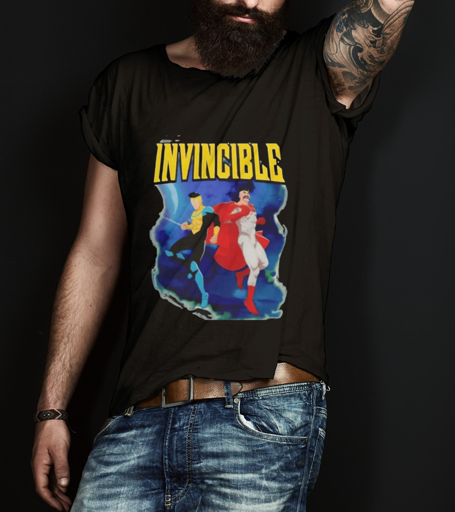 Invincible Comic Superhero Duo Team Up T-Shirt