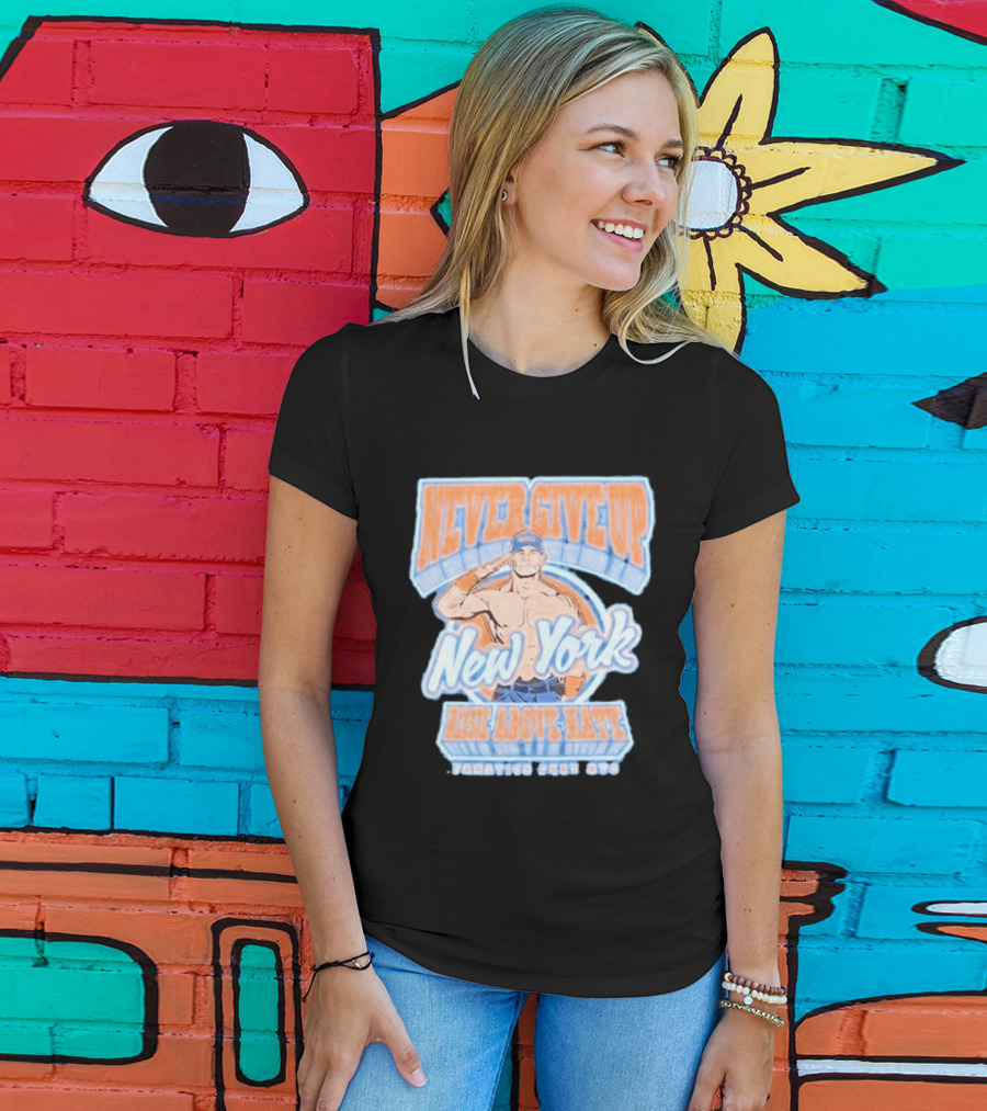 Never Give Up New York Rise Above Hate Fanatics Fest NYC T-Shirt