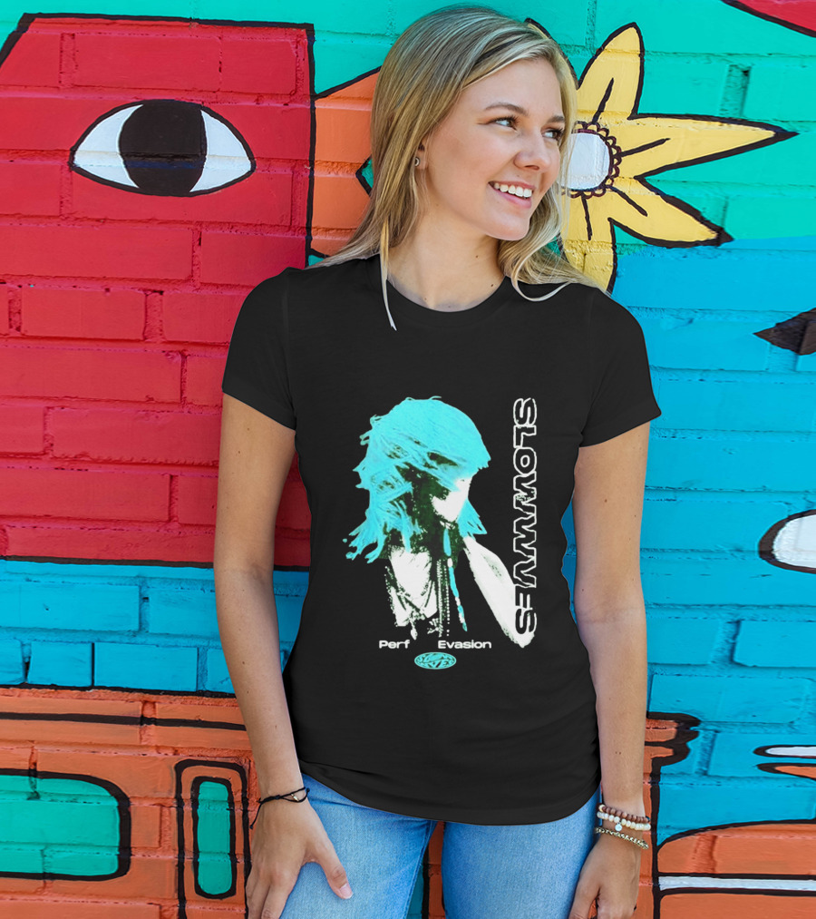 Slowwves Perfect Evasion Asia Blue Hair T-Shirt