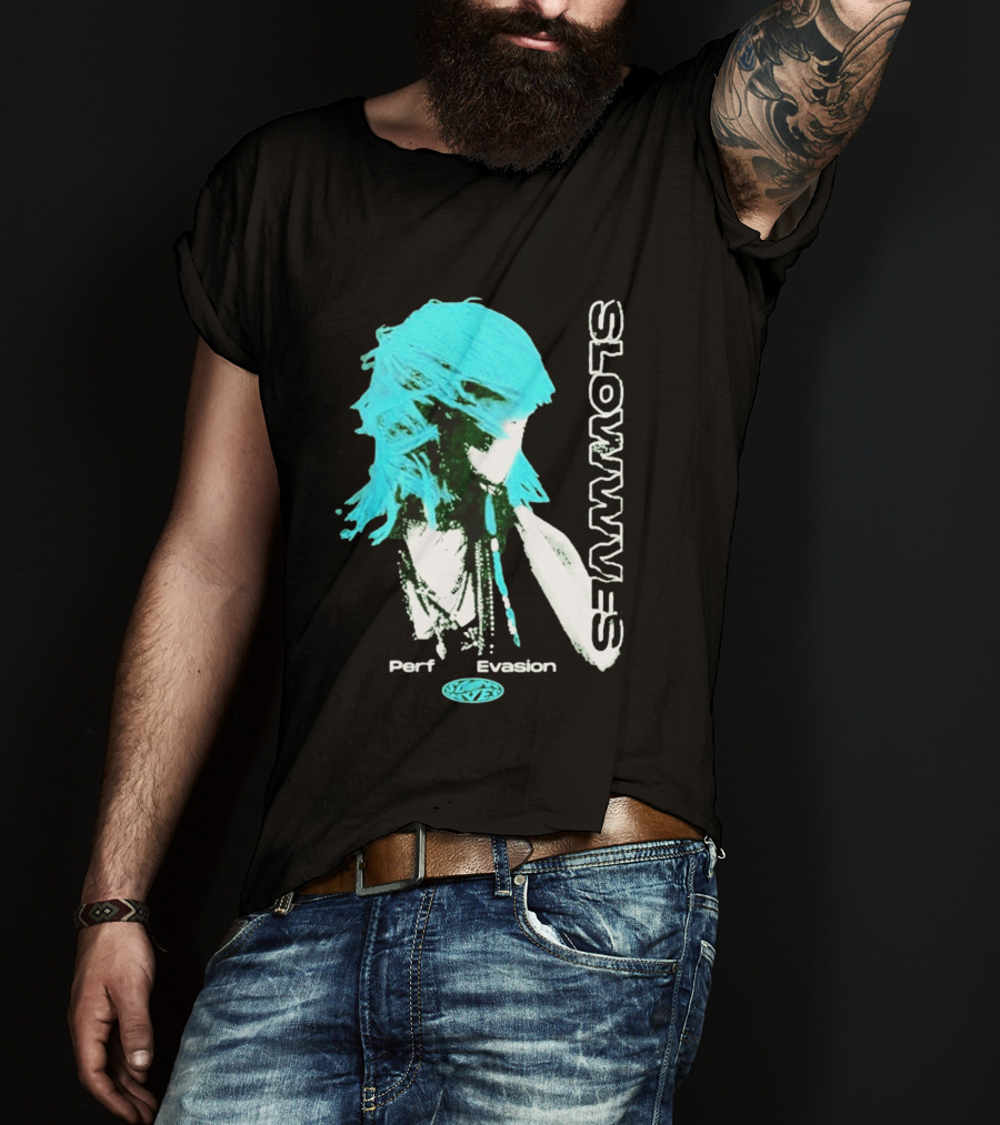 Slowwves Perfect Evasion Asia Blue Hair T-Shirt