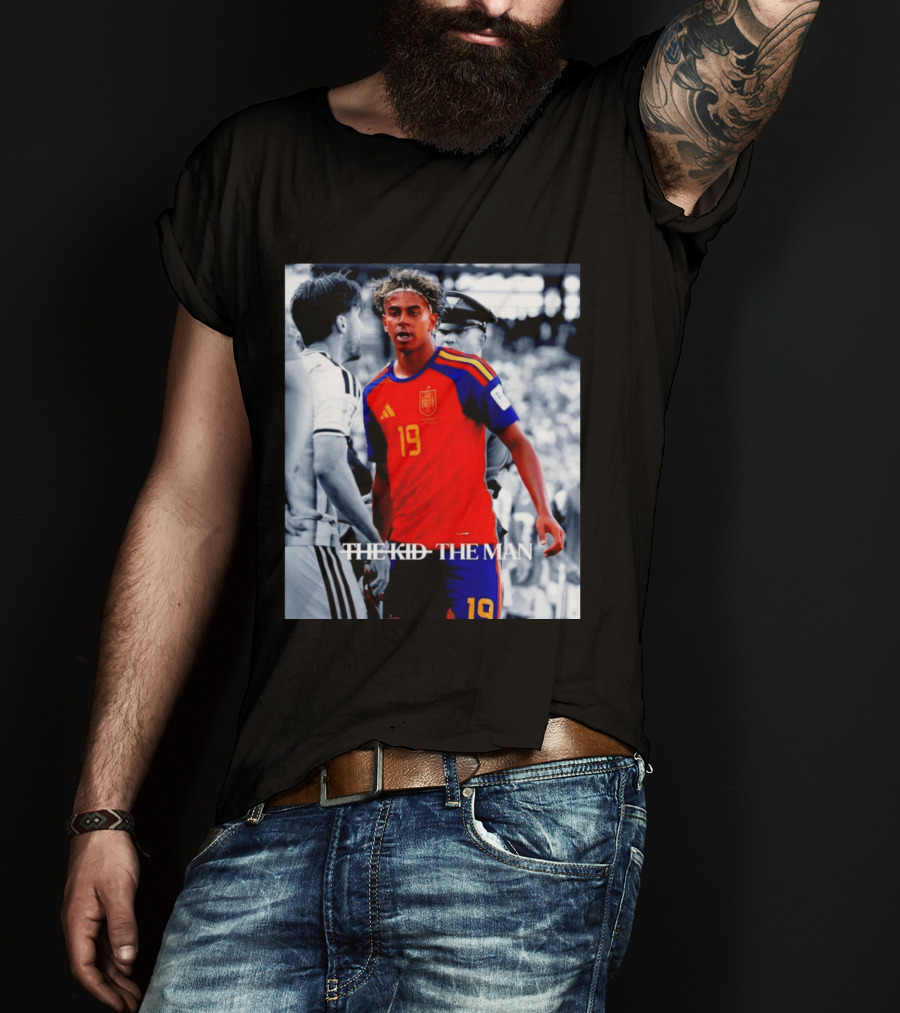 Spain 19 Lamine Yamal The Kid The Man T-Shirt
