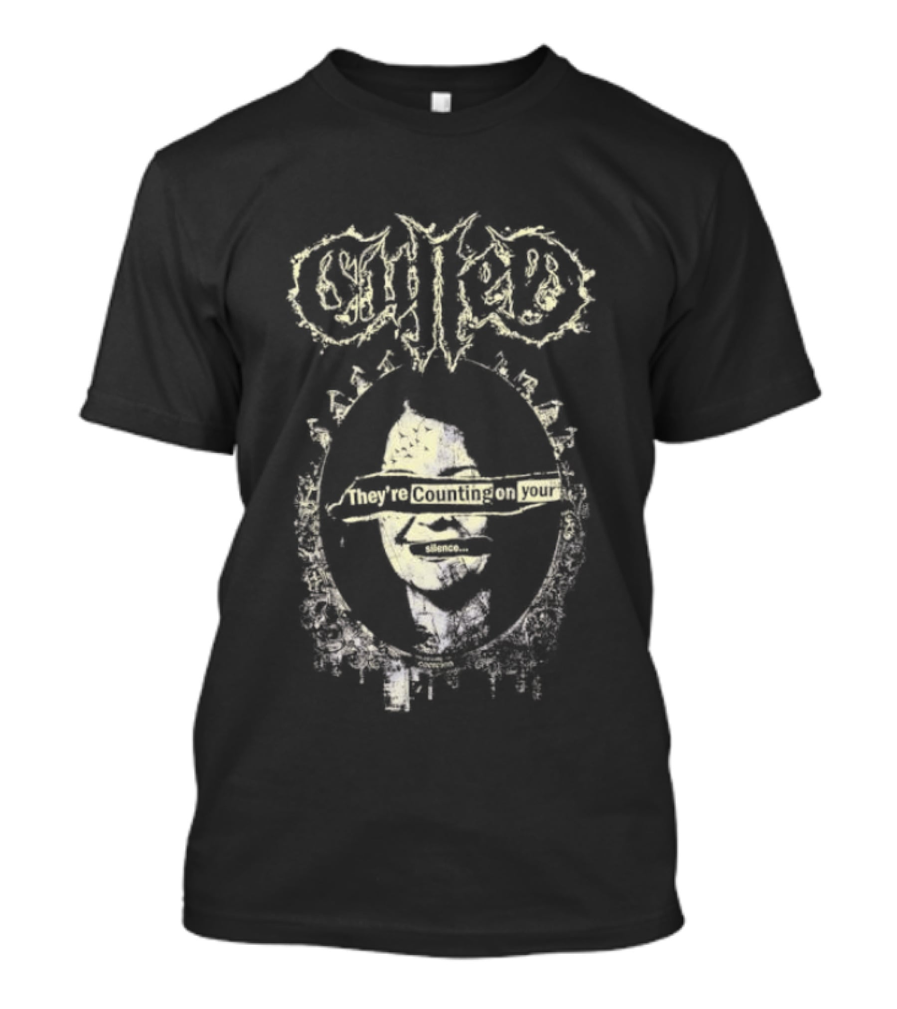 Culled They're Counting On Your Silence Cryptic Hat T-Shirt
