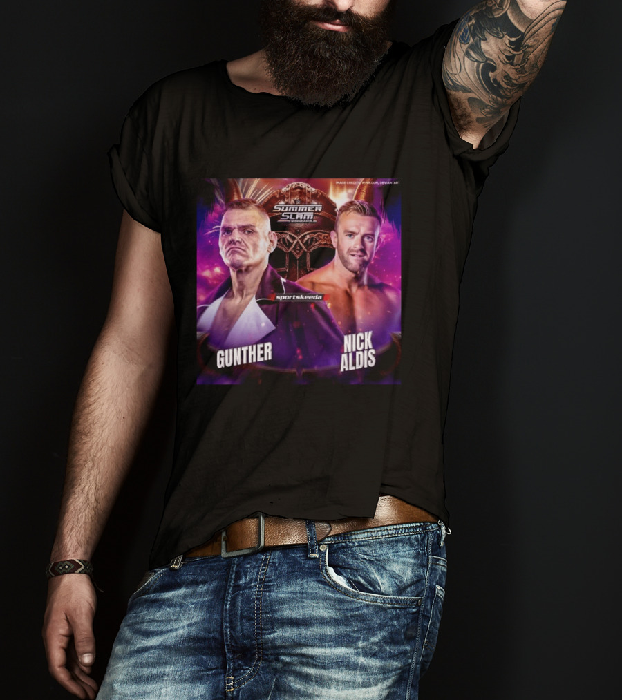 SummerSlam 2026 Gunther Vs Nick Aldis WWE Minneapolis Showdown T-Shirt
