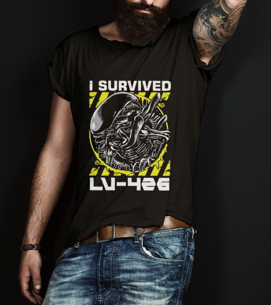 I Survived LV 426 Alien Xenomorph Encounter T-Shirt