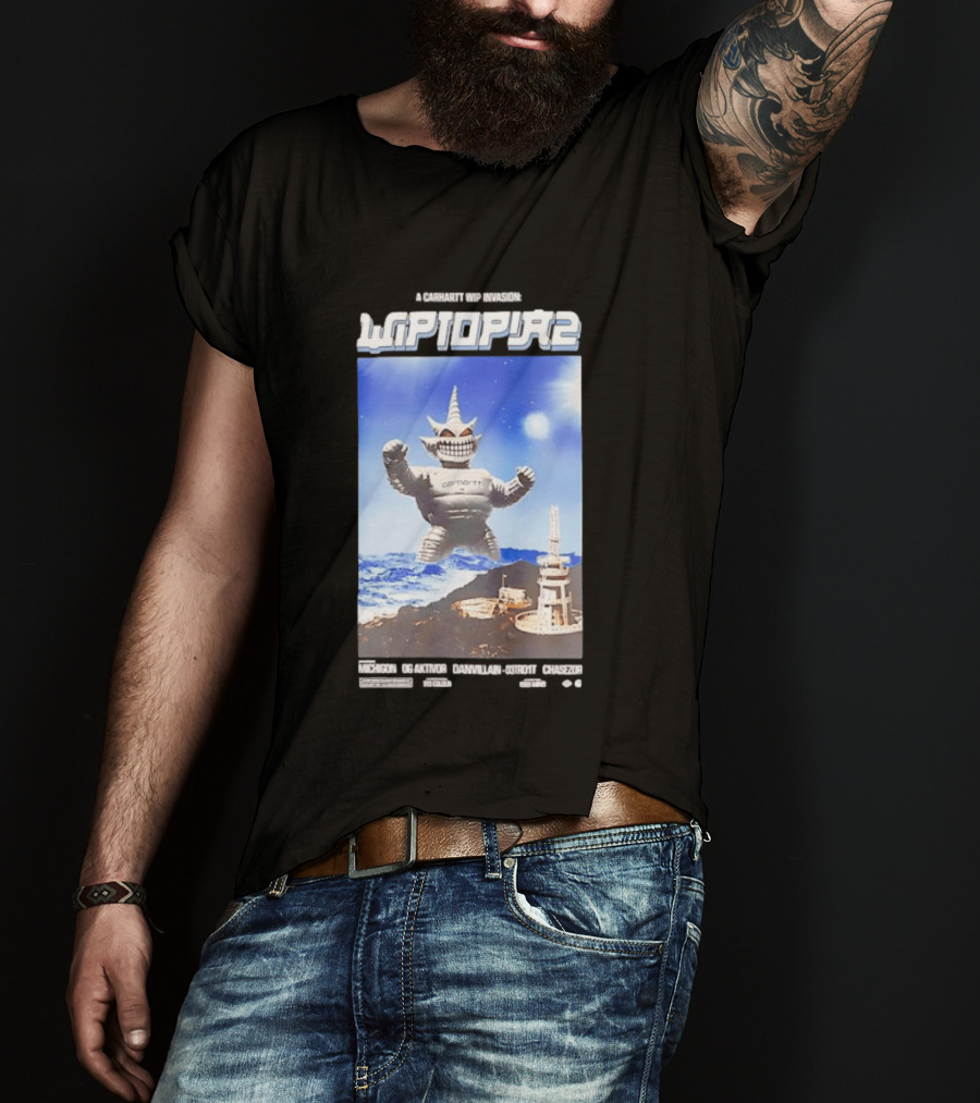 Carhartt WIP Invasion Wiptopia 2 Michigan OG Aktivor Danvillain D3tro1t Chasezor T-Shirt