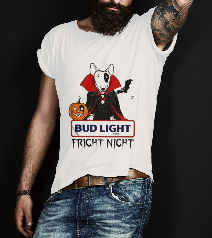 Bud Light Spuds MacKenzie Fright Night 80s Halloween T-Shirt