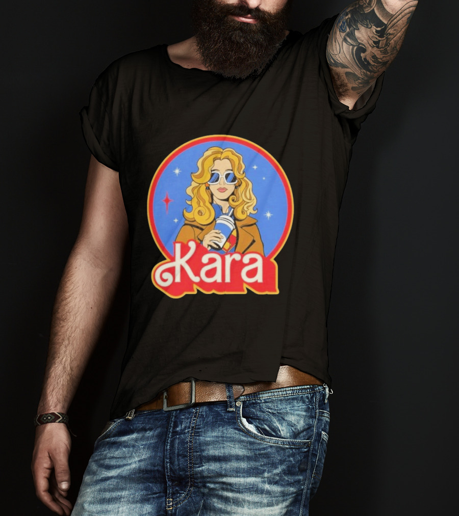 Kara 2026 Screencrush Sunglasses Coffee T-Shirt