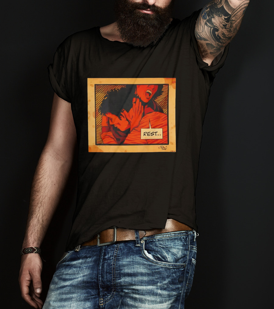 Dumb Dump Rest Vampire Biting Man T-Shirt