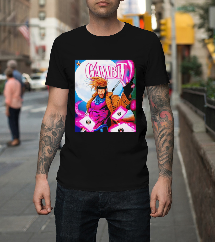 Jalen Brunson New York Knicks Gambit Crossover Comic T-Shirt