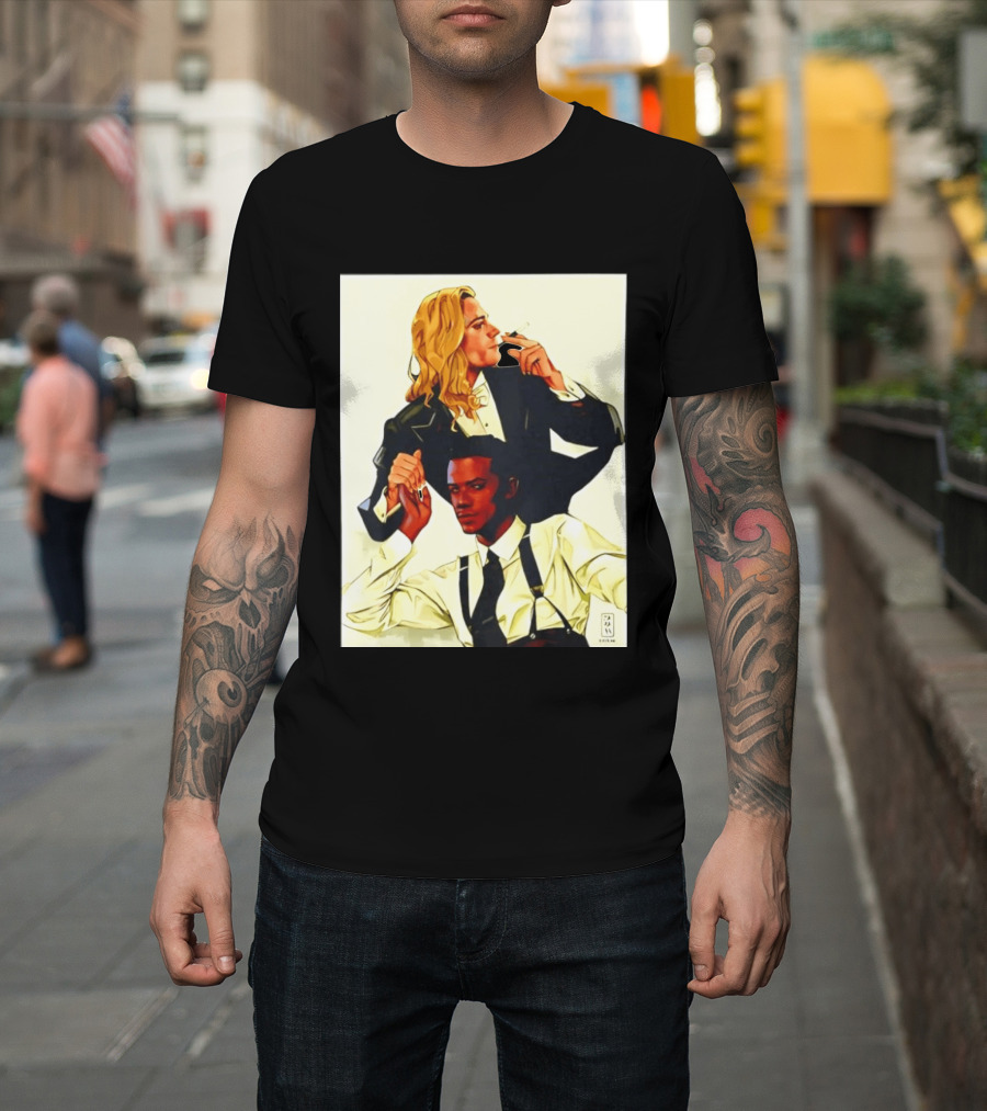 JMH Interview With The Vampire Lestat And Louis Smoking Portraits T-Shirt