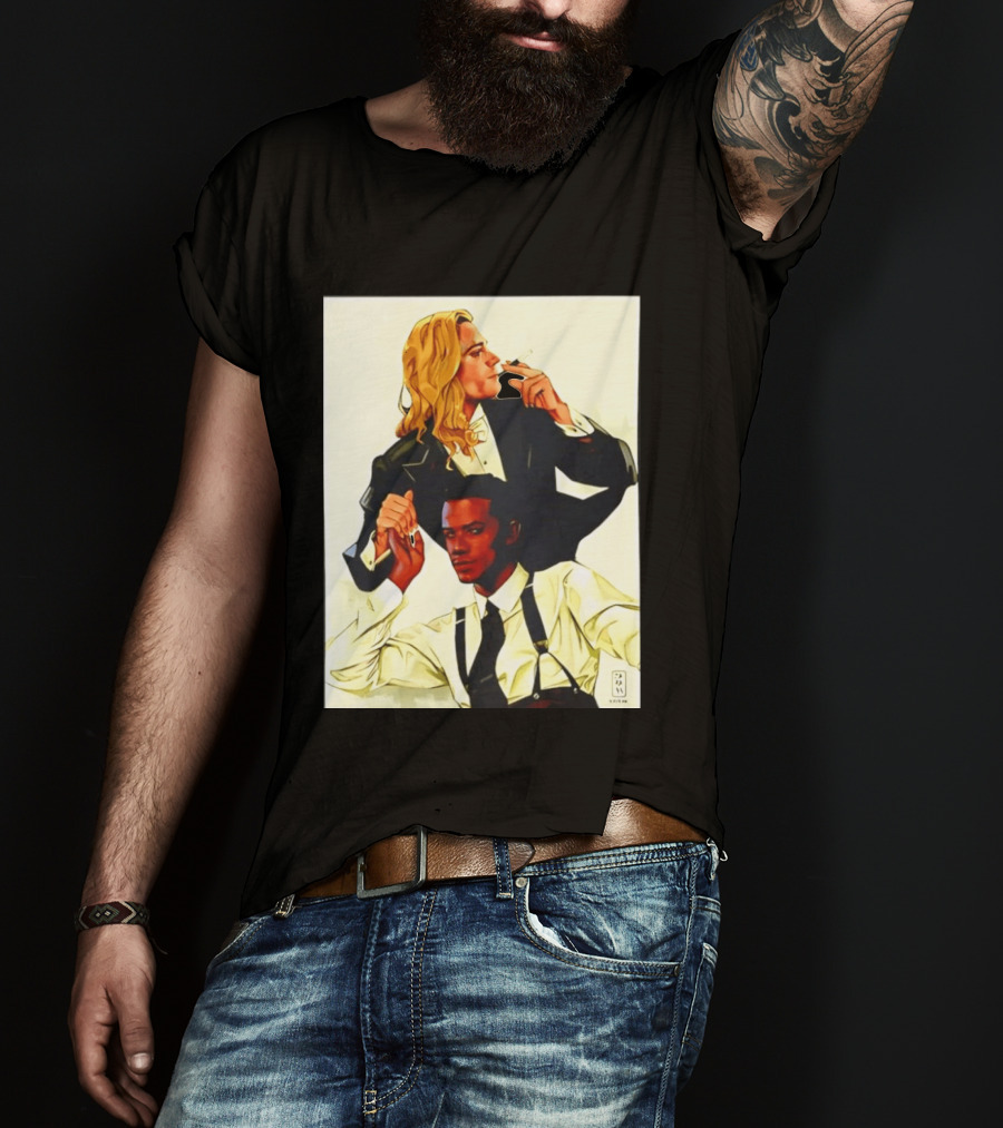 JMH Interview With The Vampire Lestat And Louis Smoking Portraits T-Shirt