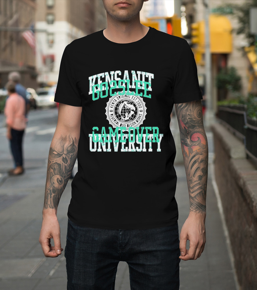 Kensanity Go2Sleep Gameover University Kenta Original Est 2000 Reversal Dogi Works T-Shirt