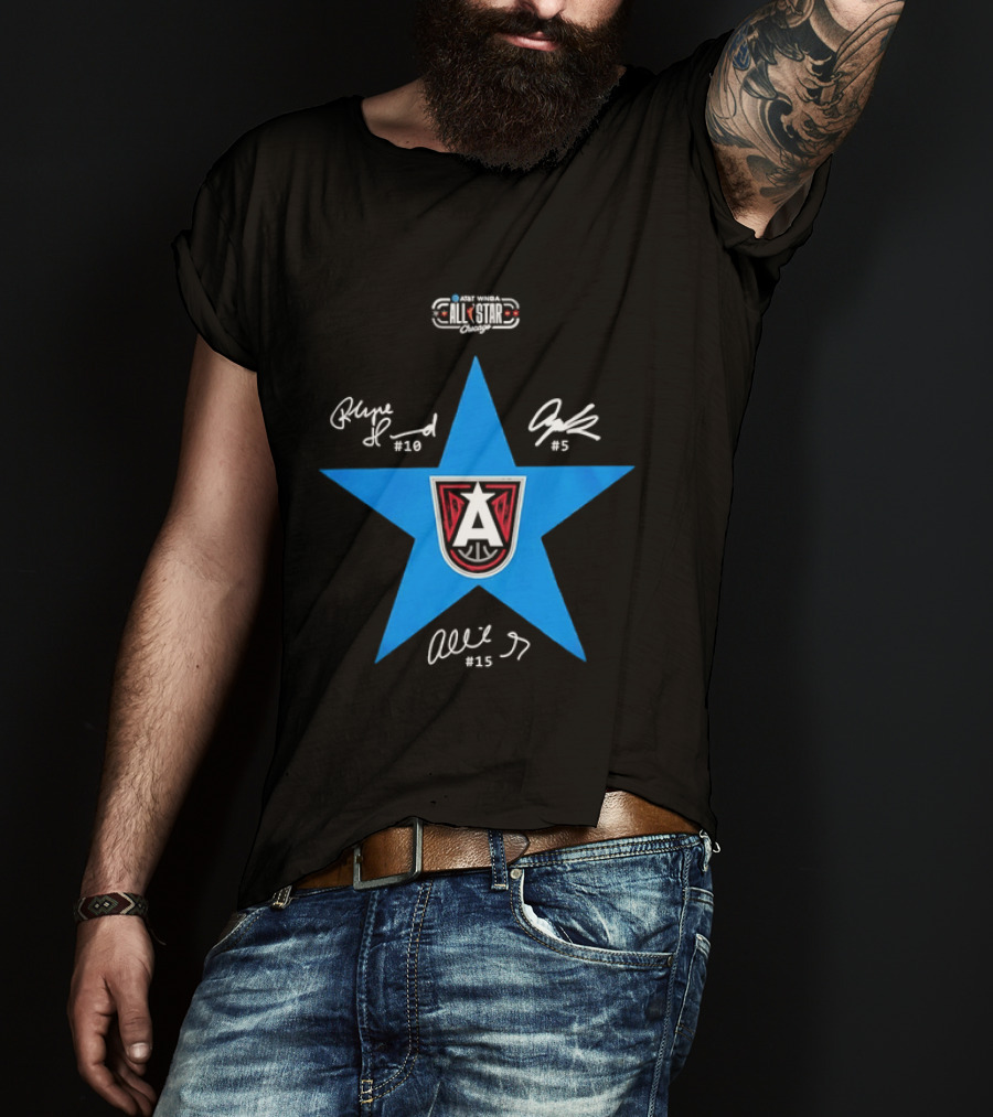 WNBA All Star Chicago Edition 2020 Signatures Star T-Shirt