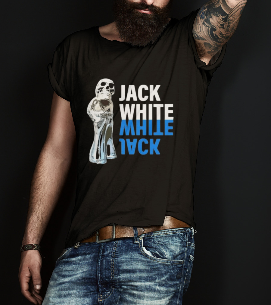 Jack White Frozen Charlatan Skull Third Man Records Store T-Shirt