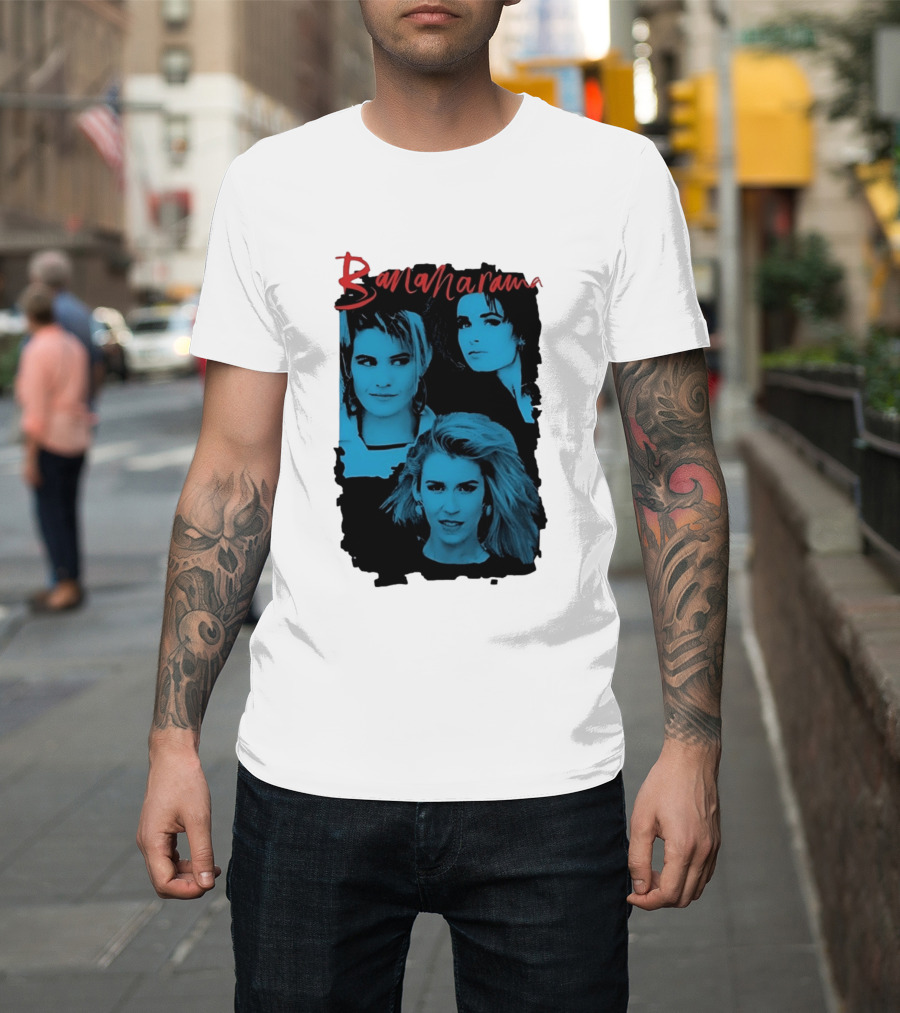 Bananarama 80s Pop Halftone T-Shirt