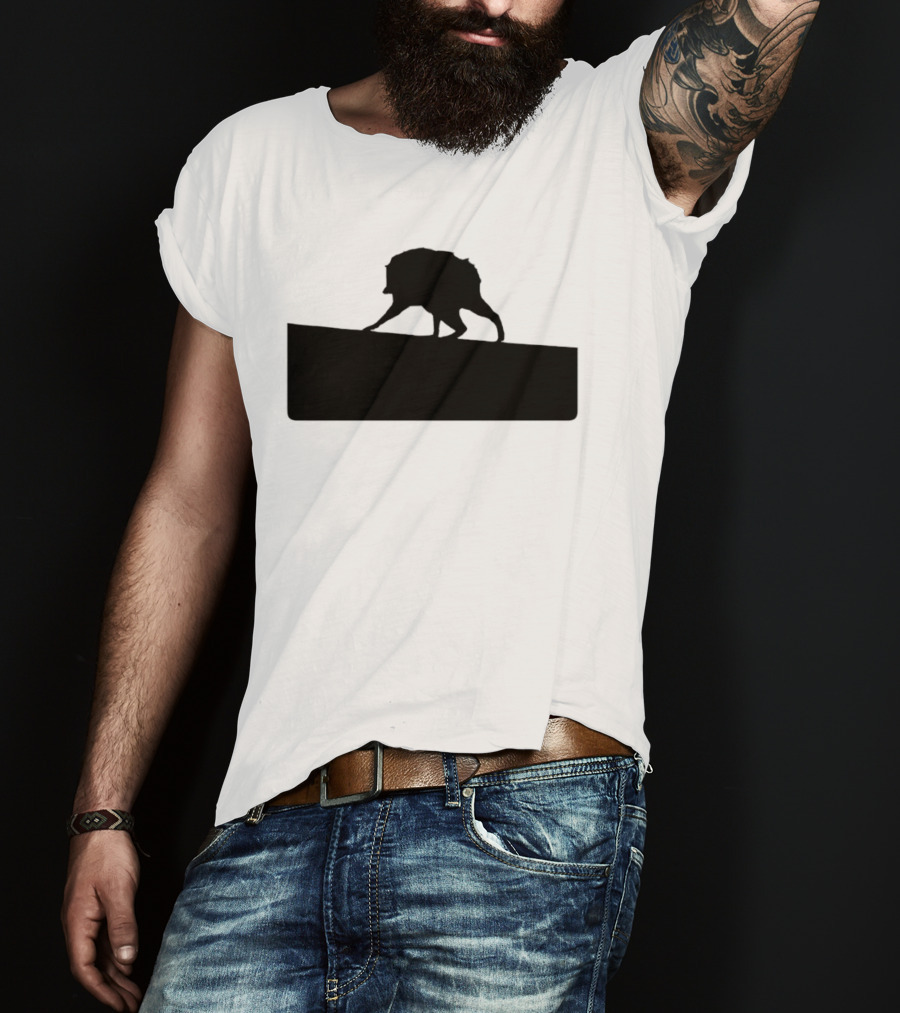 Jimothy Raccoon Trash Silhouette Mock Political Campaign T-Shirt