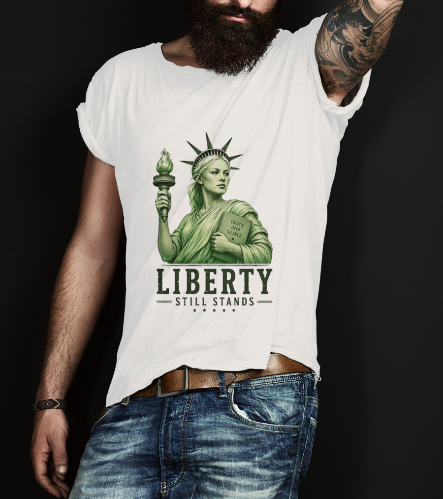 Sophie Cunningham Liberty Truth Over Silence Statue Still Stands T-Shirt