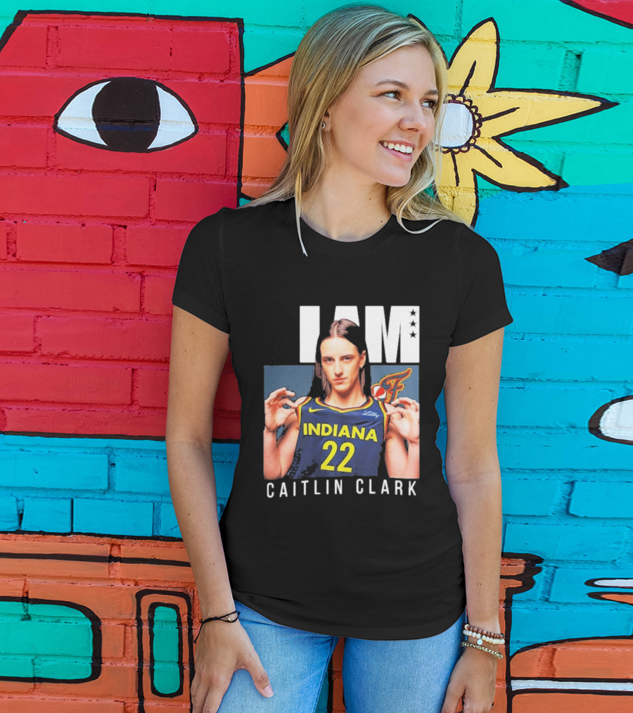 Caitlin Clark Indiana Fever Basketball SLAM Magazine I AM T-Shirt