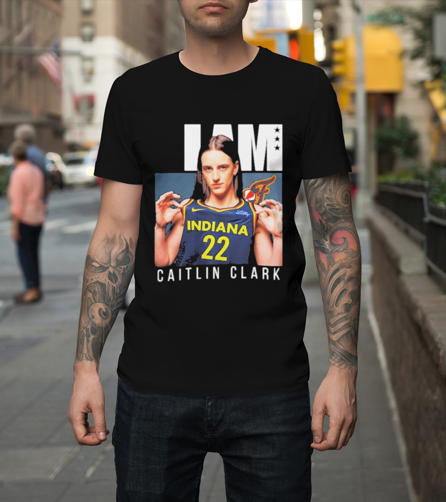 Caitlin Clark Indiana Fever Basketball SLAM Magazine I AM T-Shirt