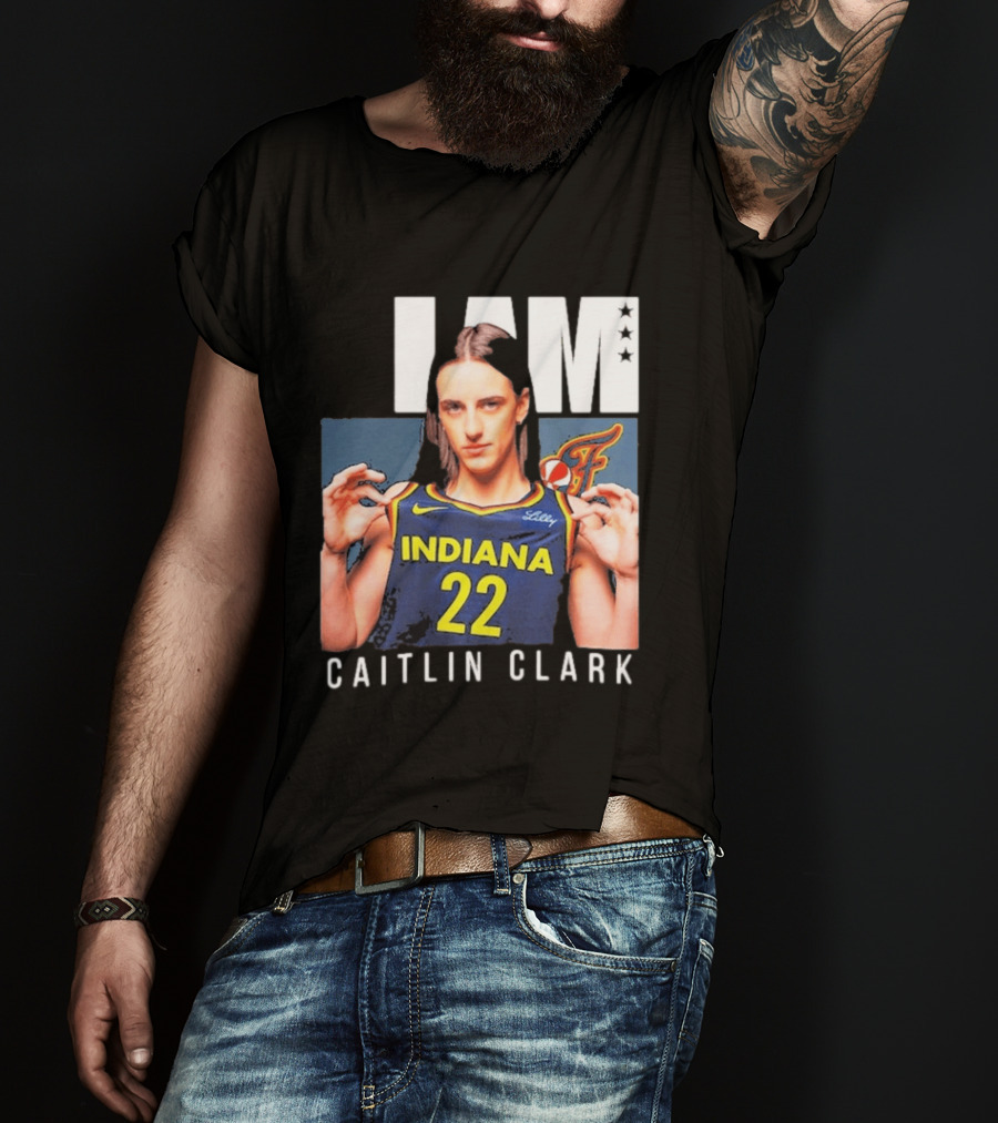 Caitlin Clark Indiana Fever Basketball SLAM Magazine I AM T-Shirt