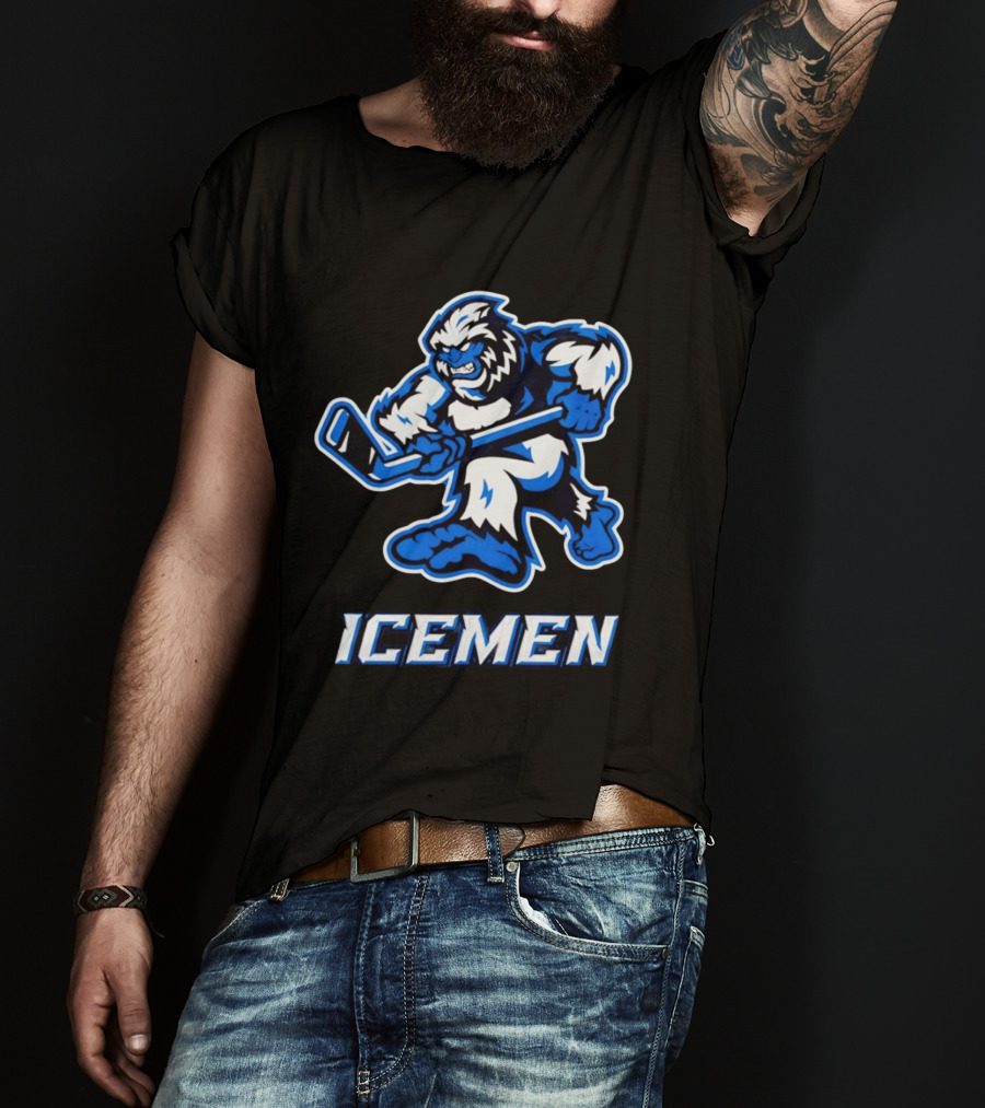 Icemen Yeti Hockey Player T-Shirt