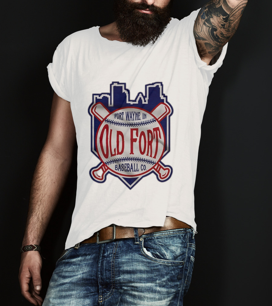 Fort Wayne IN Old Fort Baseball Co Indiana T-Shirt