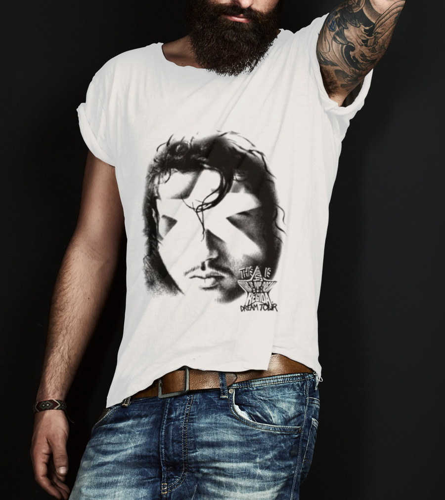 Fuerza Regida Star Face Black T-Shirt