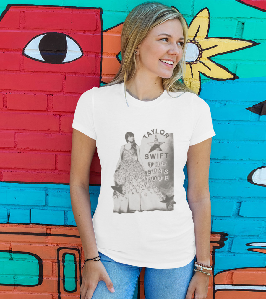 Taylor Swift The Eras Tour Oversized Photo Taylor Swift Store T-Shirt