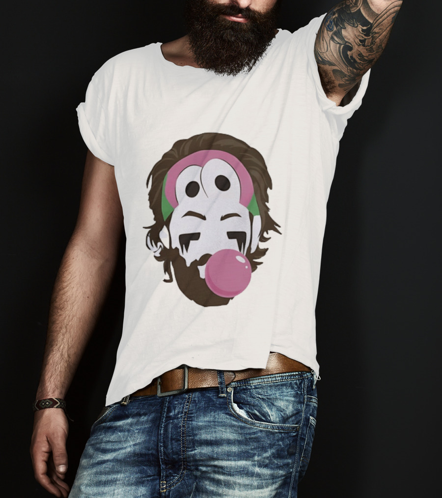 Keanu Reeves Bubblegum Pop Art Cartoon T-Shirt