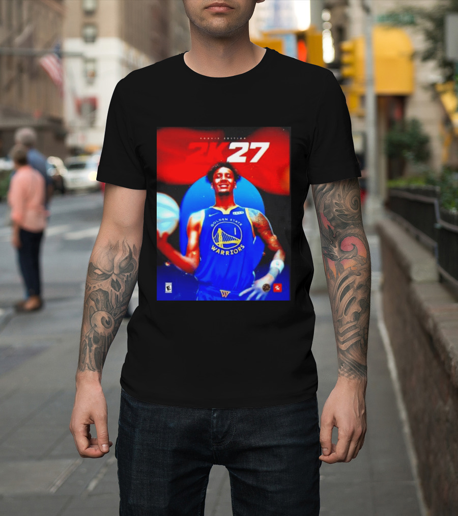 Golden State Warriors NBA 2K27 Rookie Edition Number One Player T-Shirt