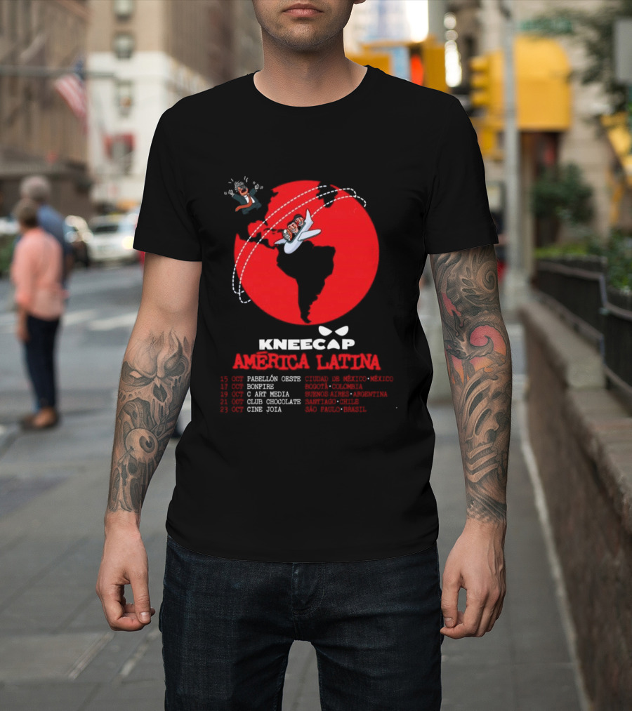 Kneecap America Latina Clowns Plane Adventure T-Shirt