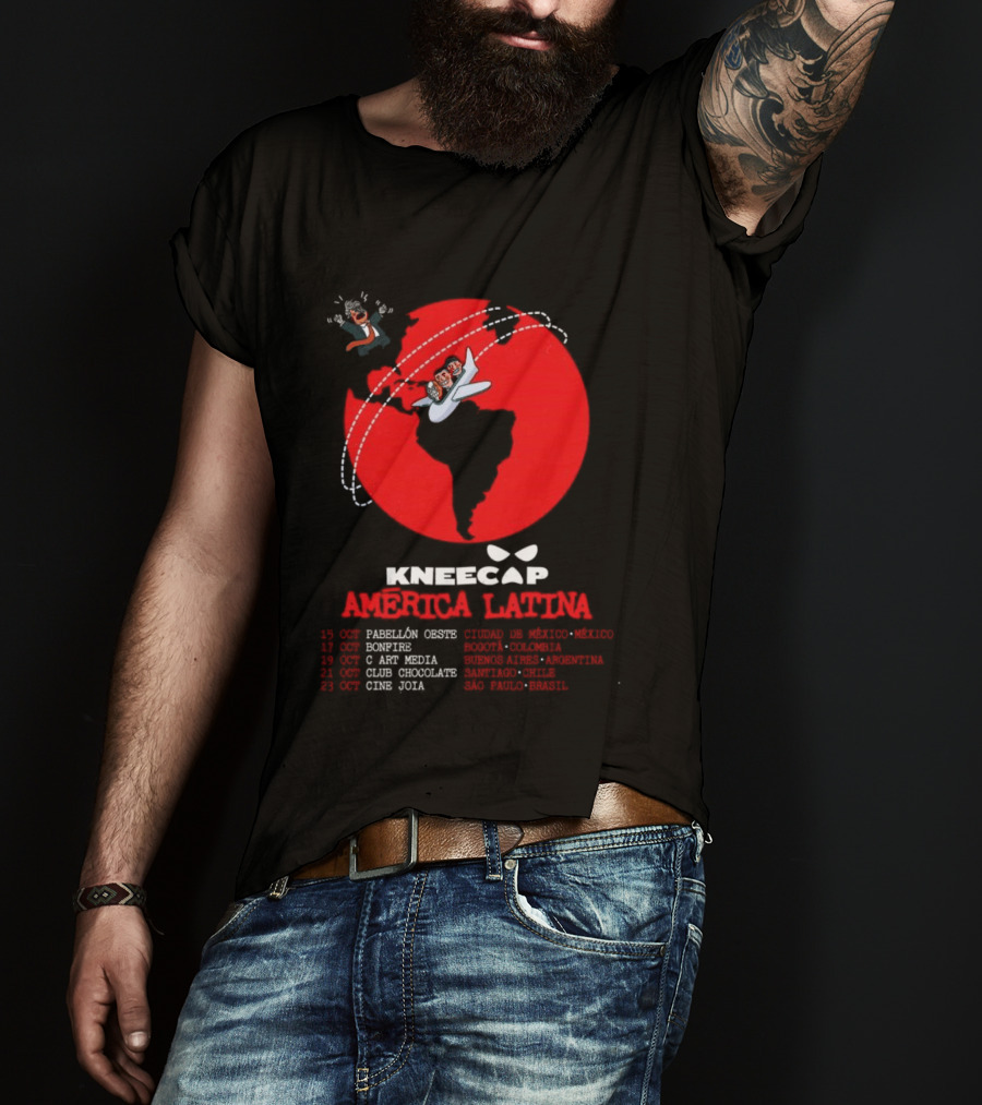 Kneecap America Latina Clowns Plane Adventure T-Shirt